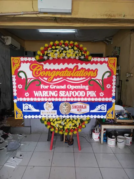 Papan Bunga Ucapan Selamat Cilame Ngamprah